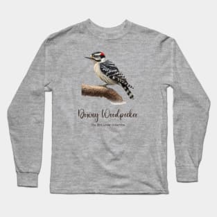 Downy Woodpecker - The Bird Lover Collection Long Sleeve T-Shirt